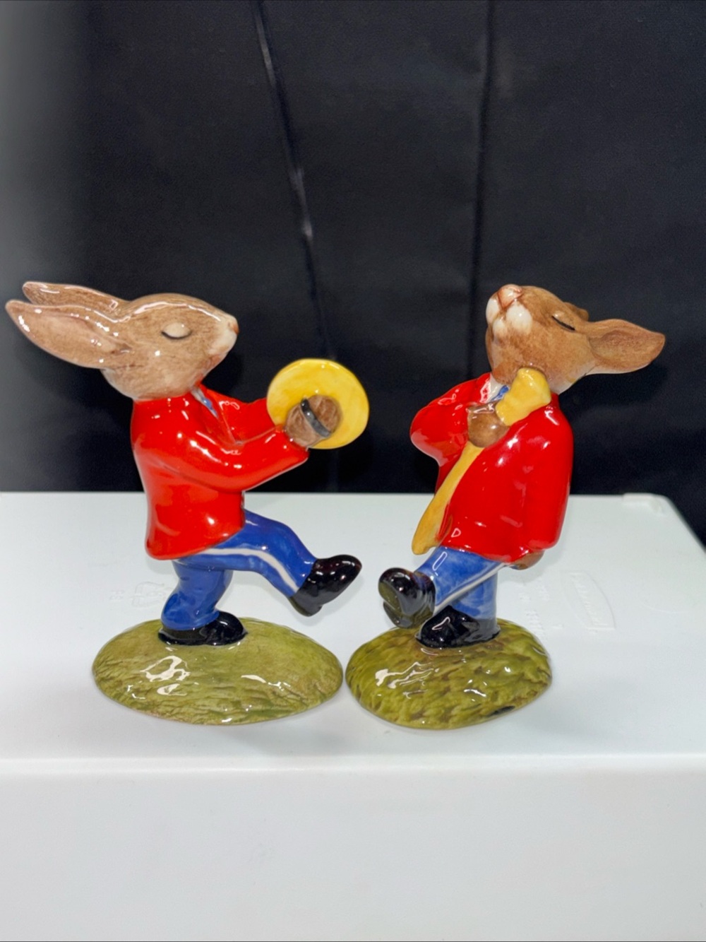 RARE 1983 ROYAL DOULTON CYMBAL Drum Major BUNNYKINS FROM OOMPA BAND DB025, 27